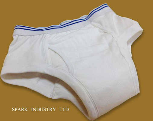 Reusable Adult Incontinence Underwear ,100% Pure Cotton Seamless Incontinence Briefs With Pad