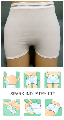 Customised Reusable Pull Up Incontinence Pants With High Level Seamless Side Seams
